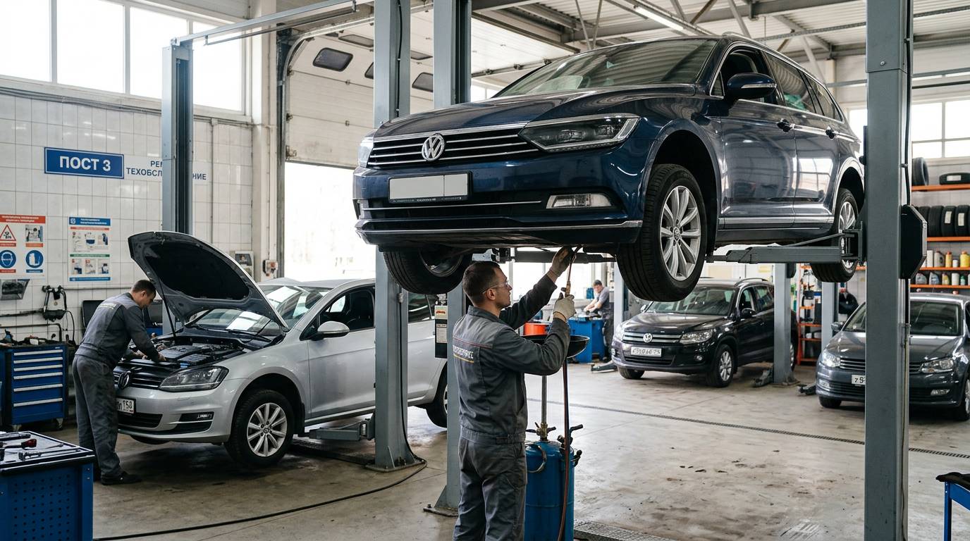 Обслуживание автомобилей Volkswagen